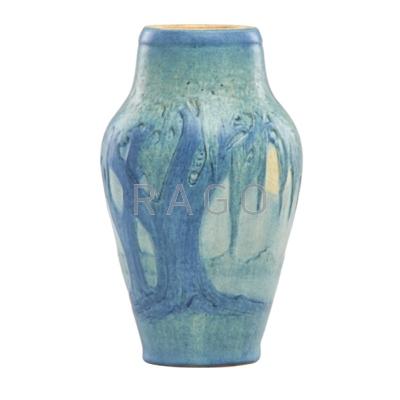 Appraisal: ANNA FRANCES SIMPSON d NEWCOMB COLLEGE Tall vase decorated with