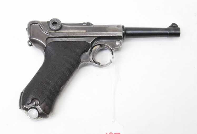 Appraisal: ERFURT P- SEMI-AUTOMATIC PISTOL Erfurt toggle chamber date mm luger