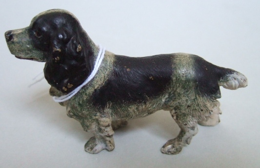 Appraisal: An Austrian cold painted bronze of a Cocker Spaniel cm