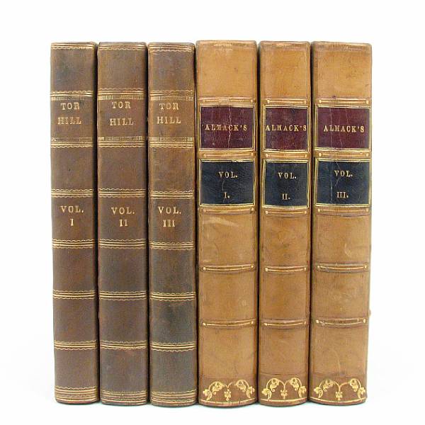 Appraisal: Novels volumes including Richardson Samuel Cecilia or Memoirs of an