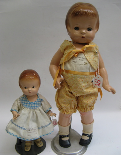 Appraisal: TWO EFFANBEE PATSY DOLLS Patsy Ann all composition in C