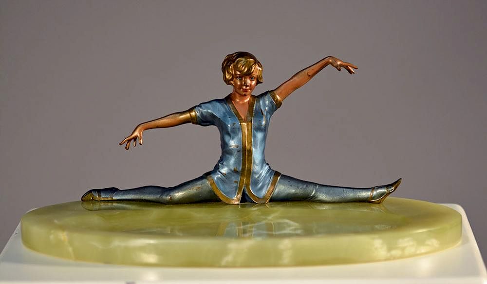 Appraisal: Josef Lorenzl Bronze Josef Lorenzl Austrian - Dancer Viennese cold