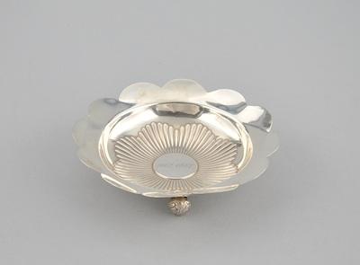 Appraisal: A Tiffany Sterling Silver Dish The circular dish on three