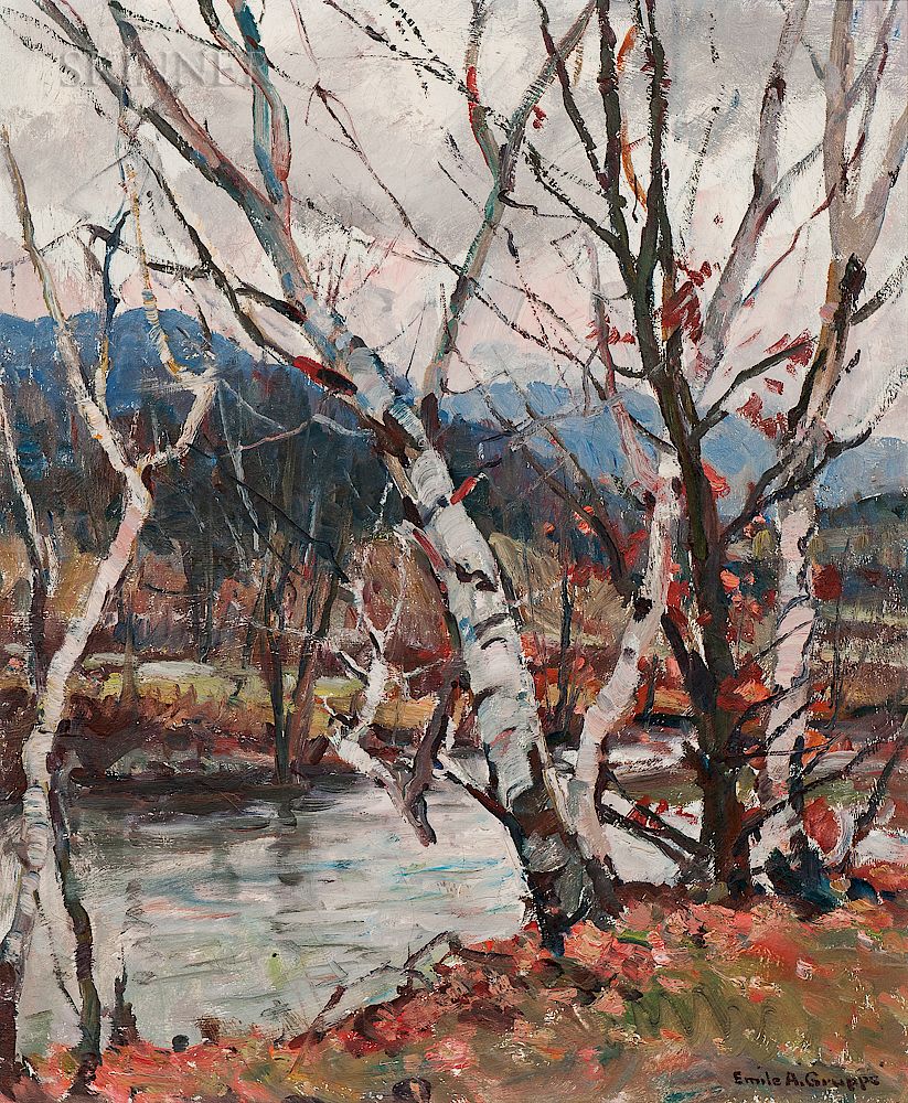 Appraisal: Emile Albert Grupp American - Gray Day Vermont Emile Albert