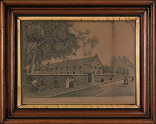 Appraisal: R A Hough Pennsylvania late th c graphite drawing titled