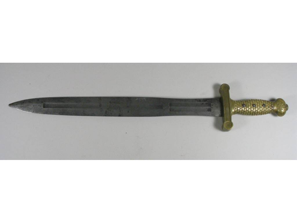 Appraisal: Model Ames Artillery Short Sword blade overall length stamped with