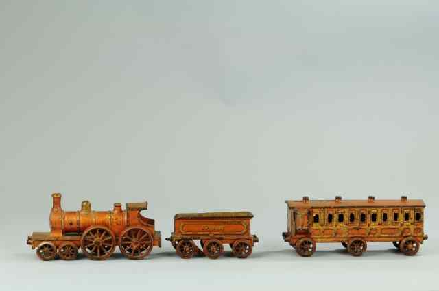 Appraisal: H WALLWORK TRAIN SET England cast iron painted in bright