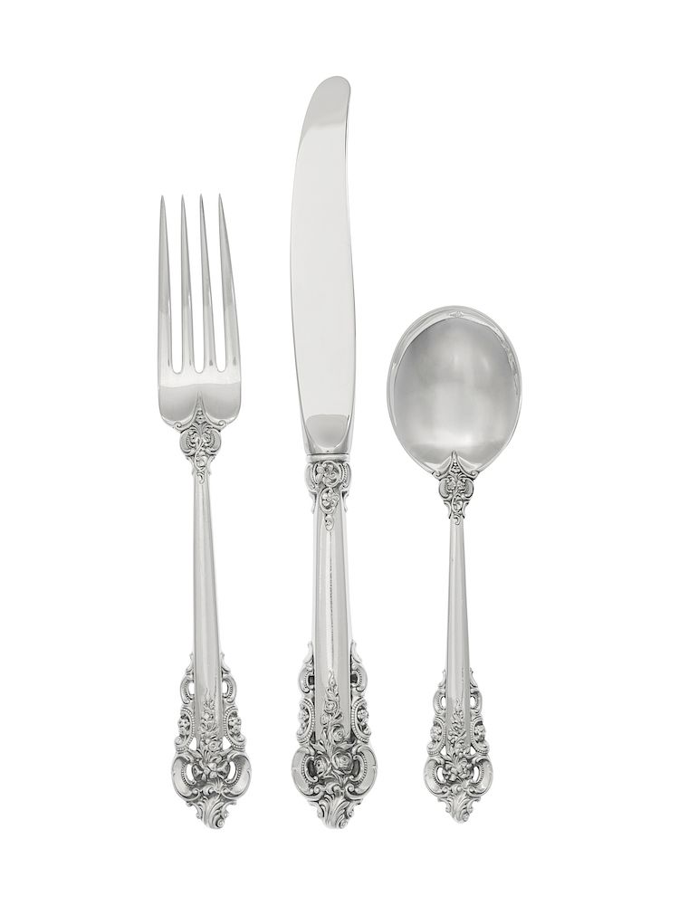 Appraisal: An American Silver Flatware Service An American Silver Flatware Service