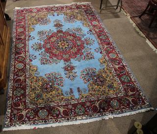 Appraisal: Persian Tabriz carpet Persian Tabriz carpet ' x '