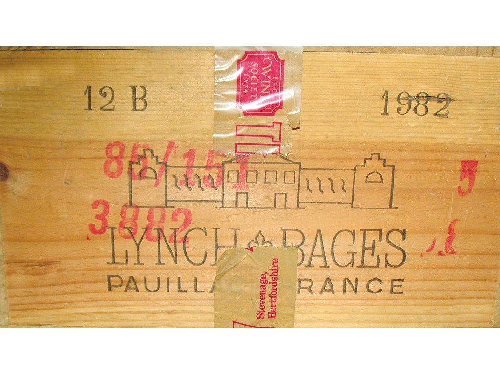 Appraisal: A CASE OF LYNCH BAGES PAUILLAC See illustration