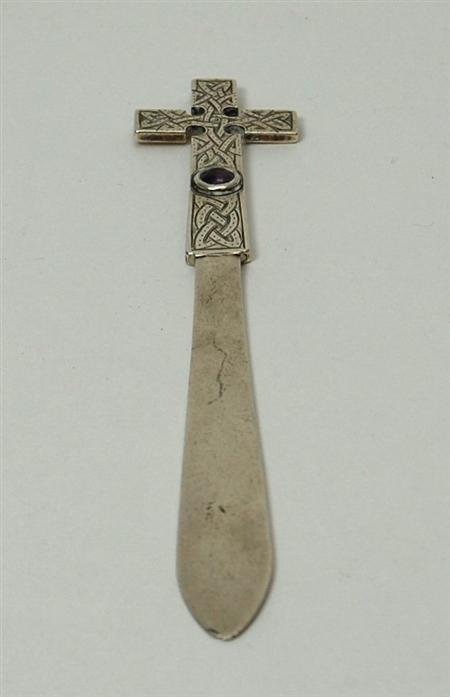 Appraisal: Ballater - a Scottish provincial silver bookmark letter opener William