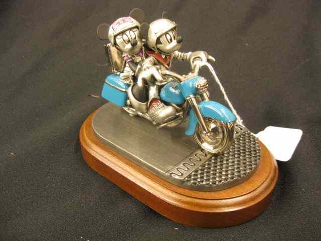 Appraisal: Disney Chilmark Pewter Figurine ''Two Wheeling Head Out on the