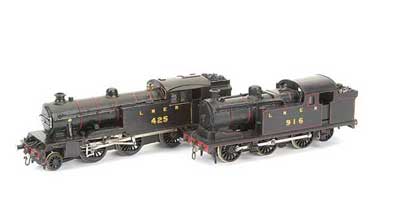 Appraisal: OO Gauge Kitbuilt a pair of LNER lined black Tank