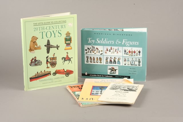 Appraisal: Lot of books and catalogs on toy soldiers including Christie's