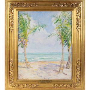 Appraisal: Rachel V Hartley American - Under the Palms A Tropical