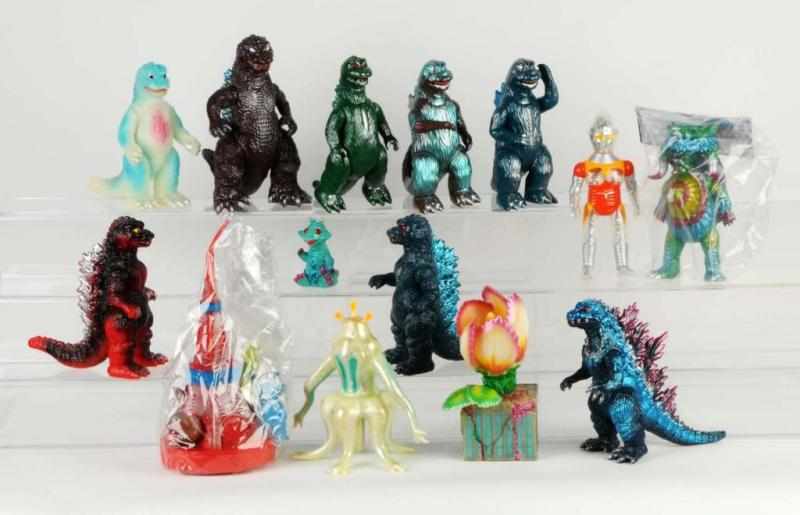 Appraisal: Lot of Assorted Kaiju Soft Vinyl Figures Description Includes red