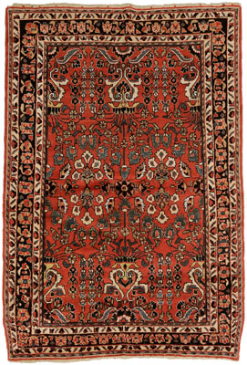 Appraisal: Hamadan Rug Persian early th century ft in x ft