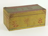 Appraisal: STORAGE BOX - th C paint decorated pine box red