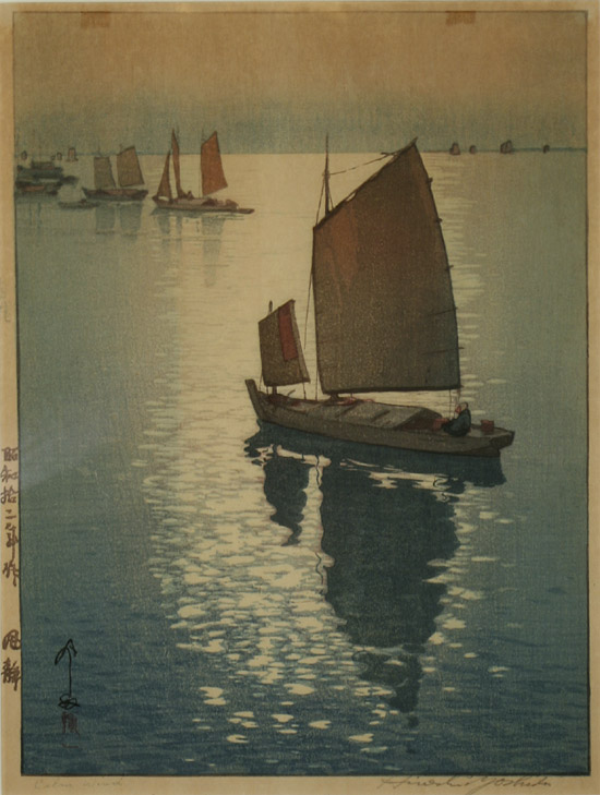 Appraisal: Hiroshi Yoshida Japanese - Calm Wind and Suzukawa Abe and