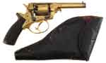 Appraisal: VERY FINE GOLD-PLATED TRANTER DOUBLE ACTION POCKET REVOLVER SN T