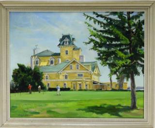 Appraisal: Karl Rittmann Painting of Quidnessett Rhode Island RHODE ISLAND -