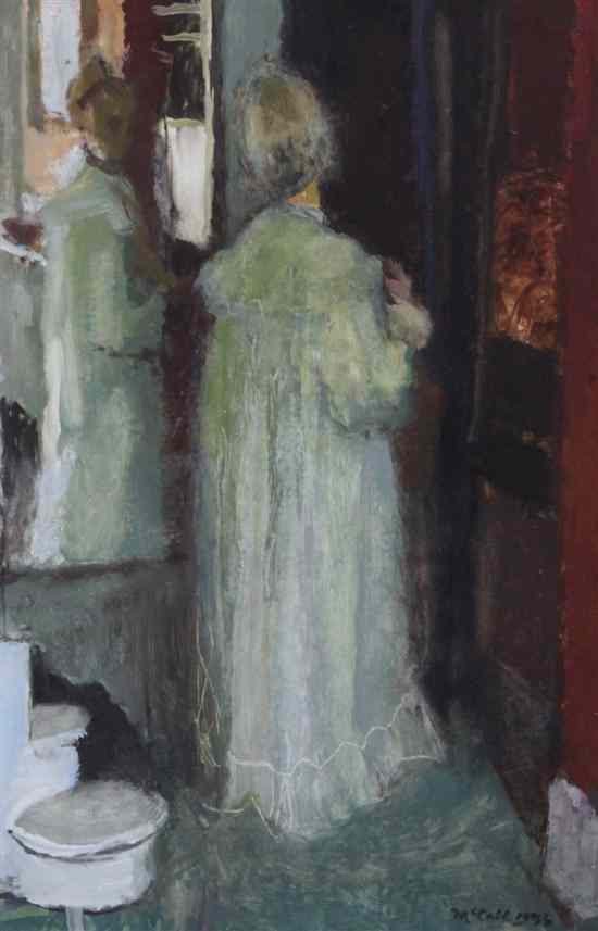 Appraisal: Charles James McCall - oil on board 'The Reflection' signed