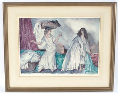 Appraisal: William Russell Flint British - Balance signed to margin in