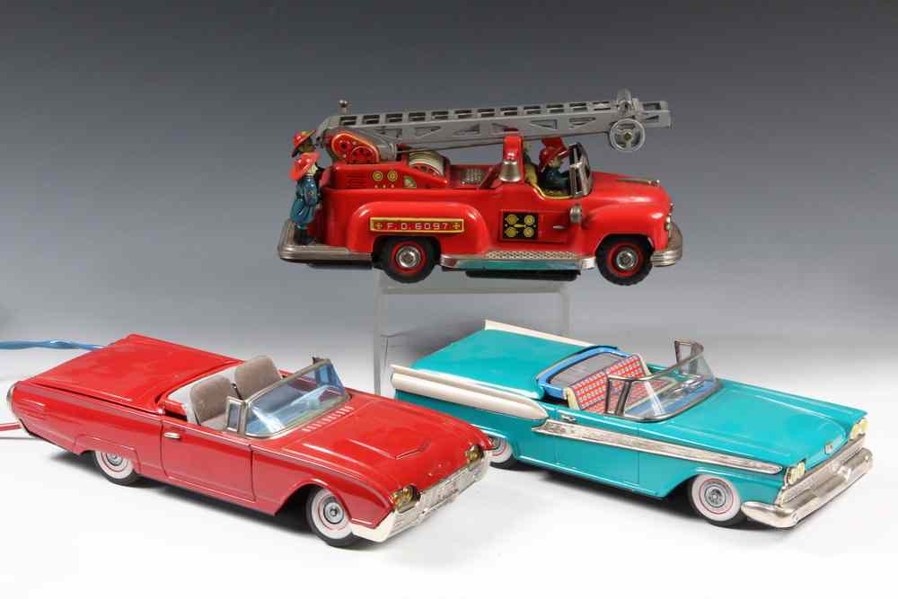 Appraisal: TIN TOY CARS - Including Cragstan Japan Ford Thunderbird with