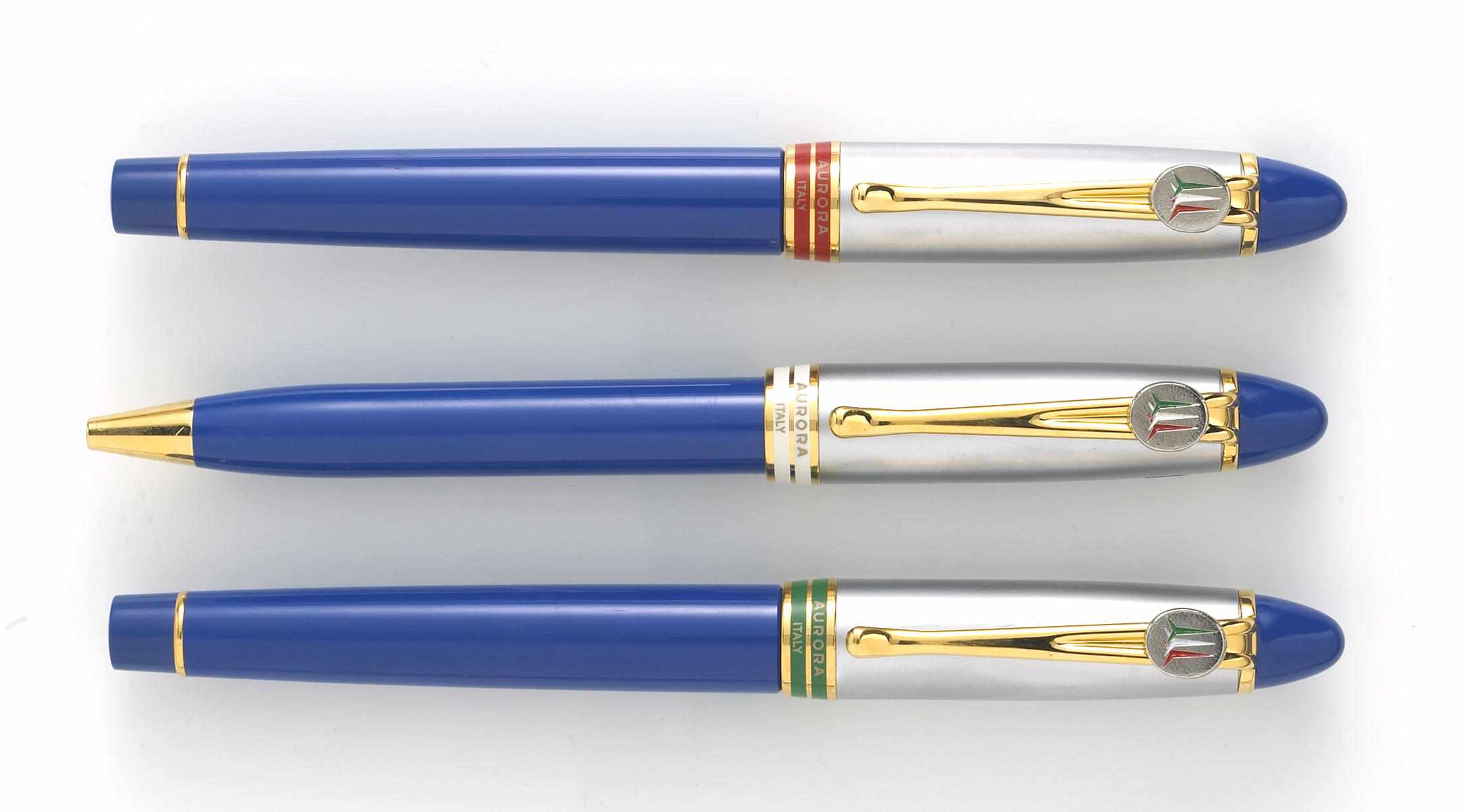 Appraisal: AURORA Frecce Tricolori Set Comprising fountain pen rollerball and ballpoint