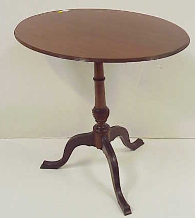 Appraisal: Nathan Margolis burned brand with signature oval top candlestand urn