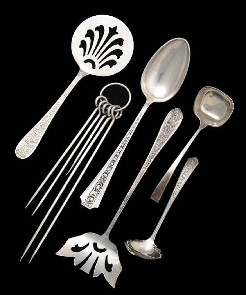 Appraisal: Property of another owner Comprising Danish compote spoon Georg Jensen