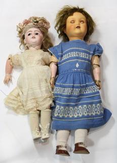 Appraisal: German dolls lot of French S F B J bisque