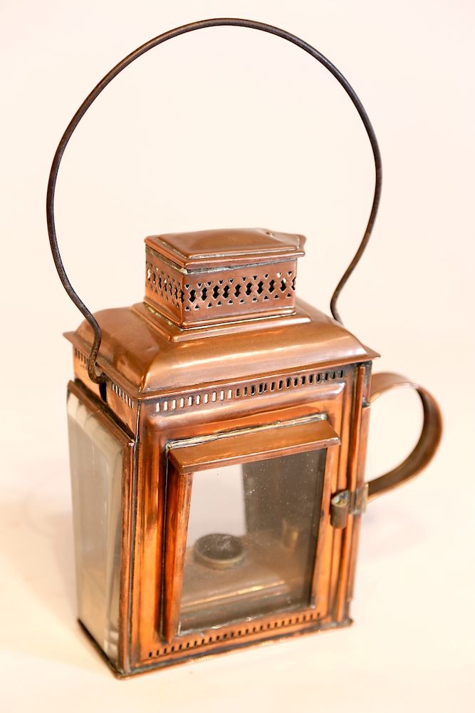 Appraisal: th Century English Petite Copper Carrying Lantern Exclusive on Bidsquare