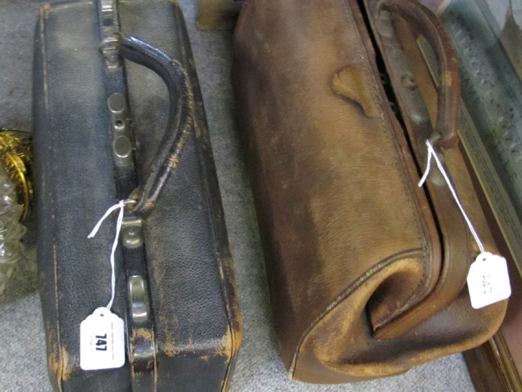 Appraisal: Two Gladstone bags