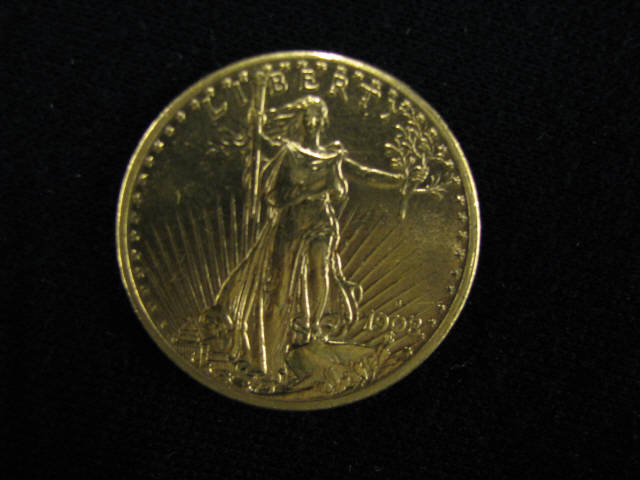 Appraisal: U S St Gaudens Gold Coin A U