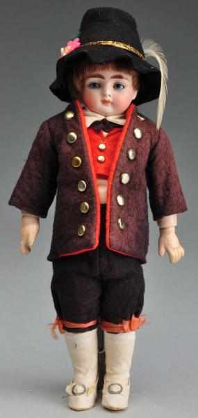 Appraisal: Early German Doll with Closed Mouth Description Unmarked but probably