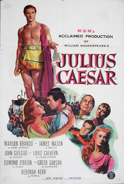 Appraisal: Julius Caesar MGM one-sheet condition A- x in