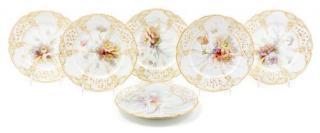 Appraisal: A Set of Six Berlin K P M Porcelain Plates