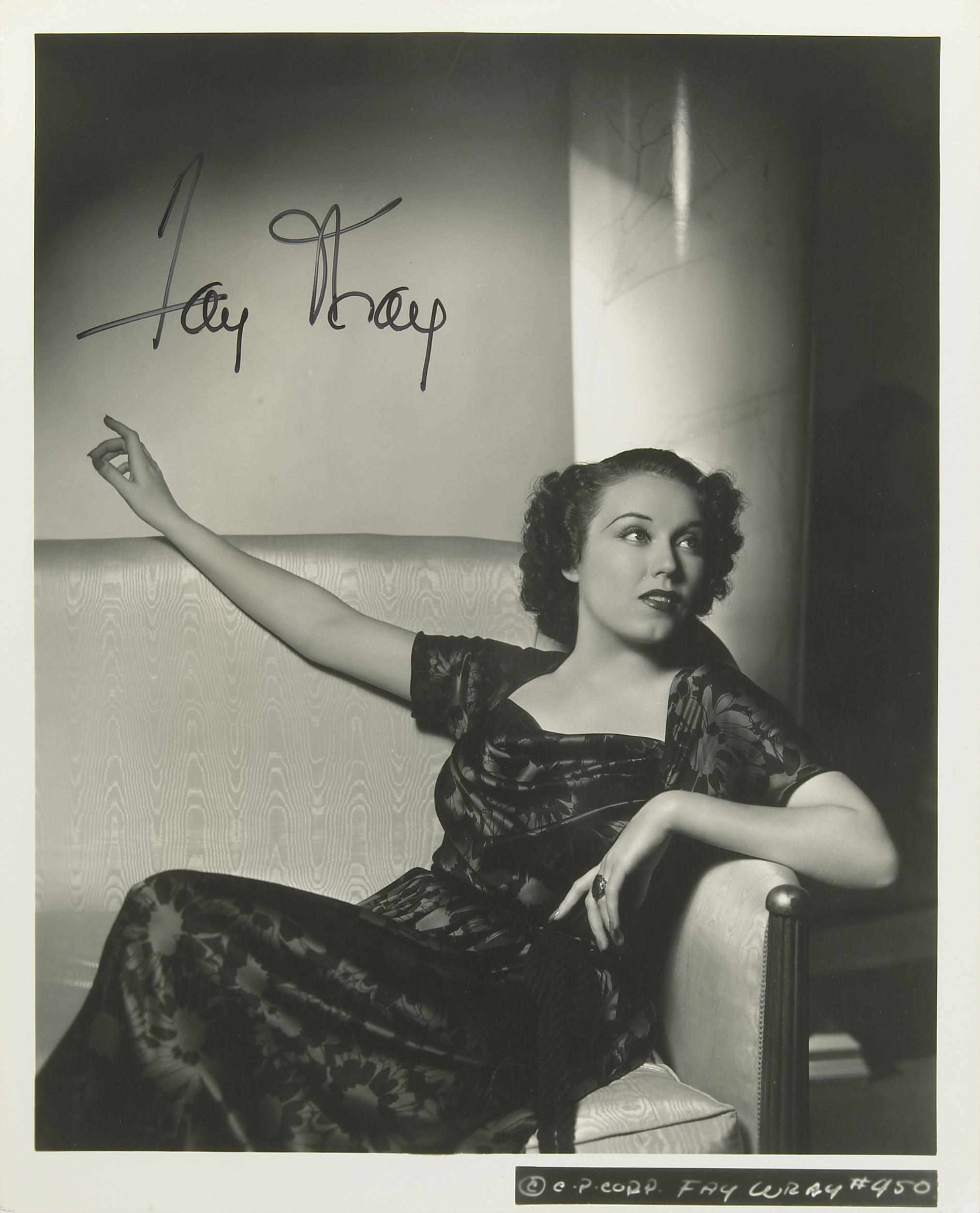 Appraisal: WRAY FAY - Autograph Letters Signed ''Fay Wray'' pp to