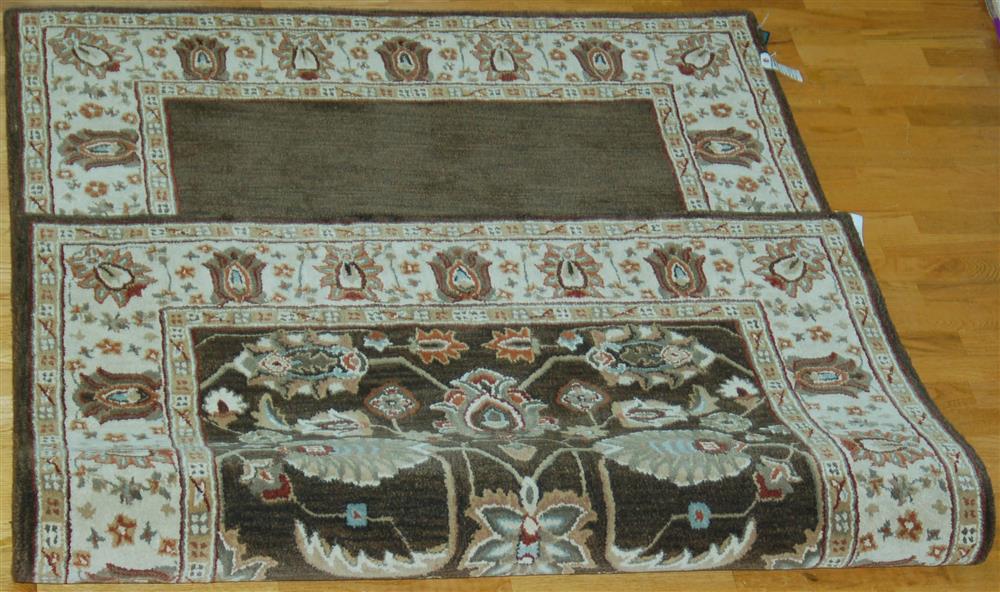 Appraisal: WHITAKER REVERSIBLE WOOL RUG approx ' x '