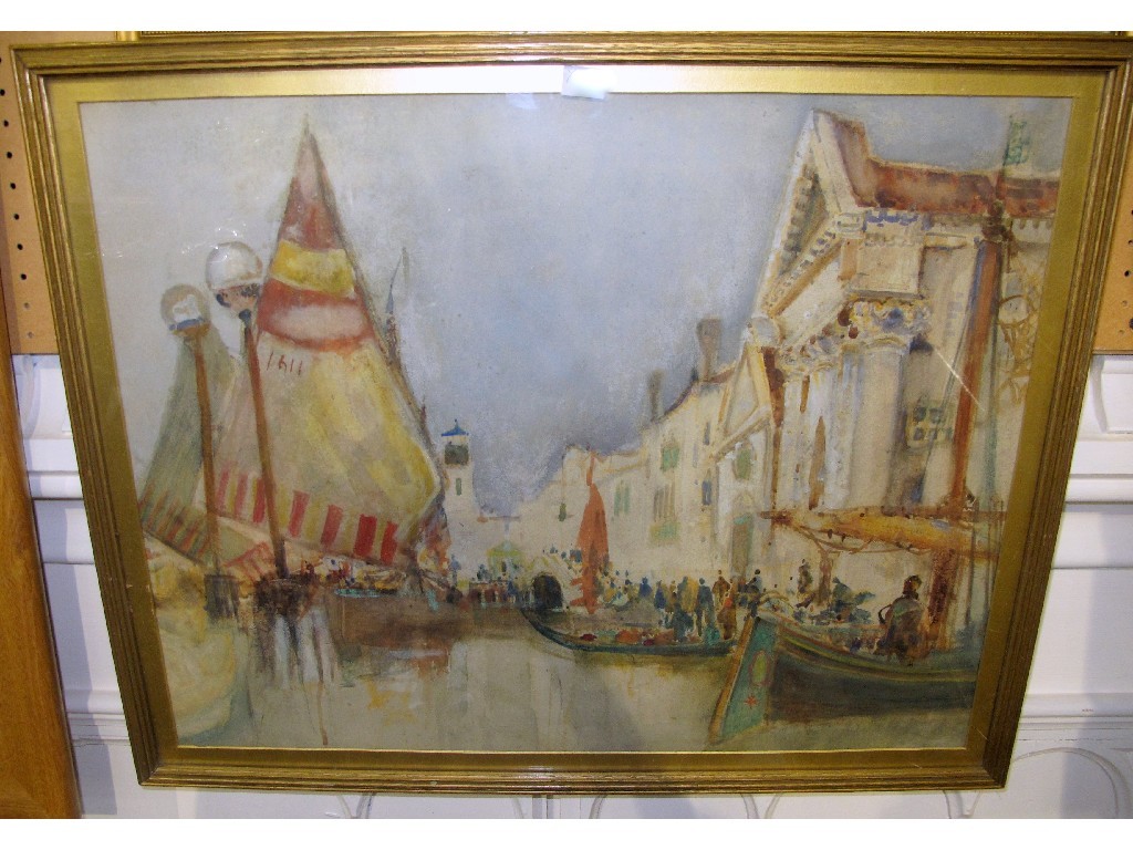 Appraisal: FRANK HENRY ALGERNON MASON Watercolour 'Venice' signed and entitled and