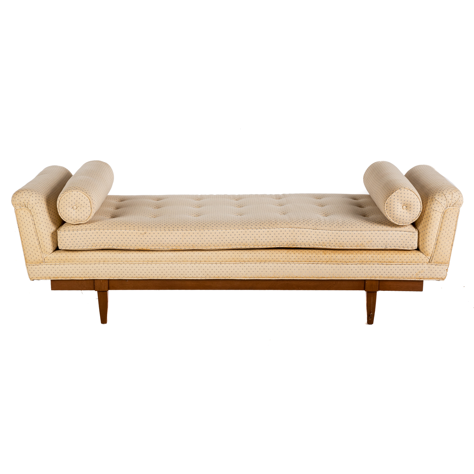 Appraisal: MID-CENTURY STYLE UPHOLSTERED DAY BED Wood frame with contemporary upholstery