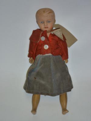 Appraisal: A Diamond Pottery Co bisque shoulder head doll with painted