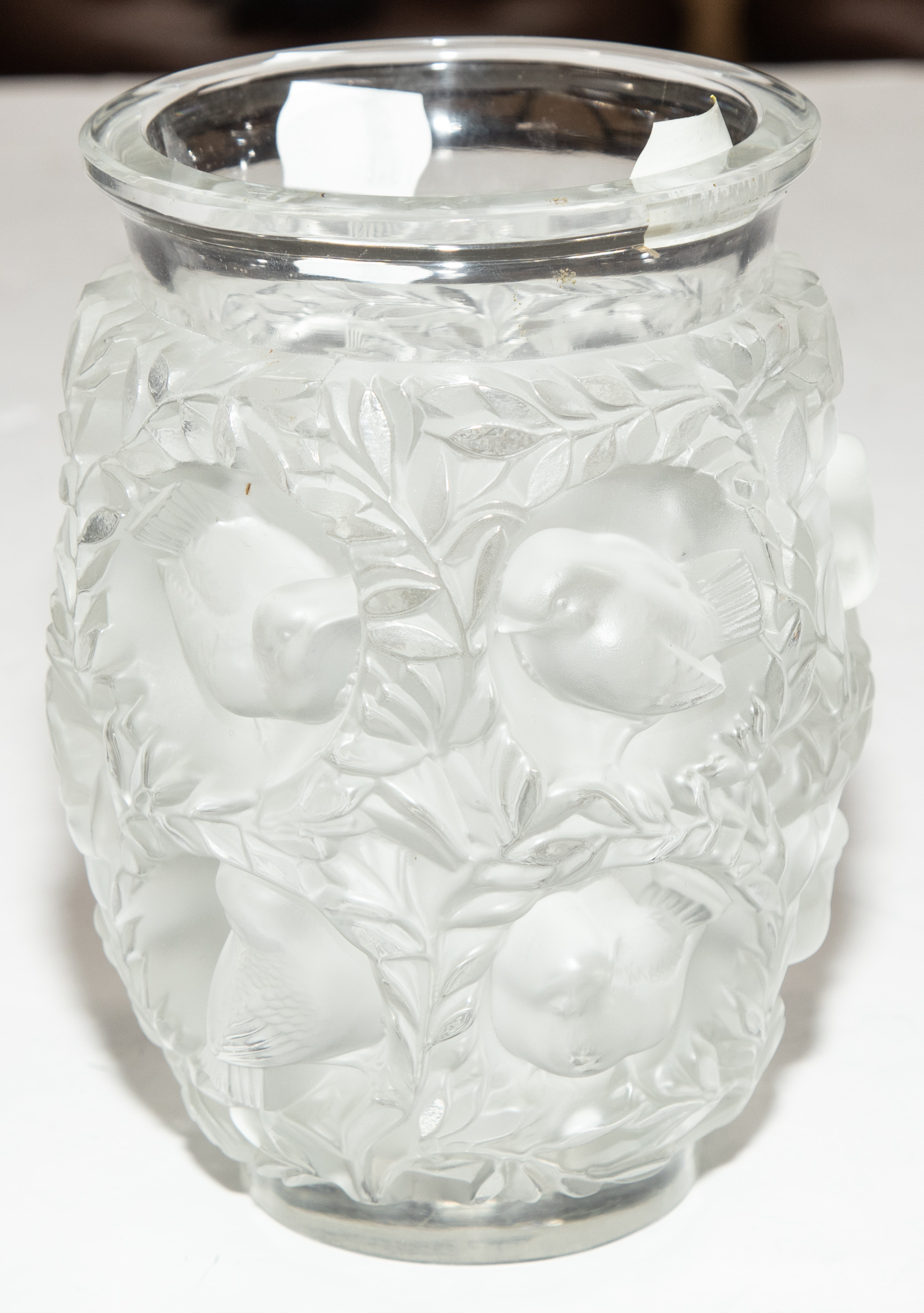 Appraisal: A LALIQUE BAGATELLE VASE rd quarter th century with acid