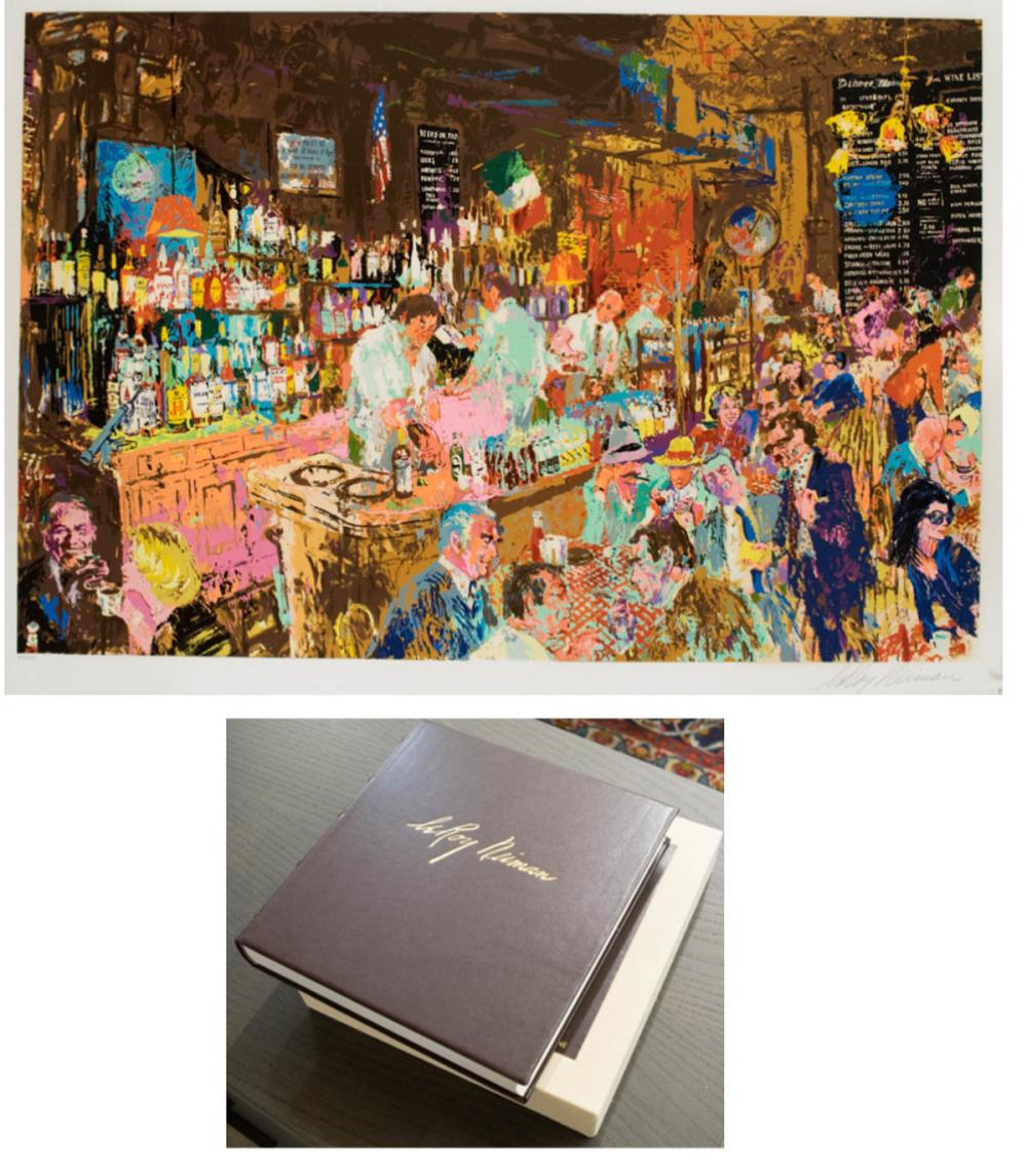 Appraisal: LEROY NEIMAN New York born serigraph and book The serigraph