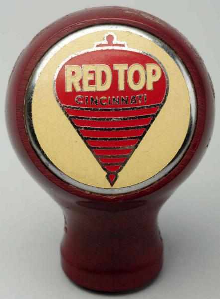 Appraisal: Red Top Beer Tap Knob Chicago Minor wear and scratching