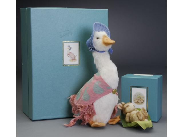 Appraisal: R John Wright Jemima Puddle-Duck Flopsy Bunny Beatrix Potter Collection