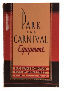 Appraisal: H C Evans Company Park and Carnival Equipment Chicago ca