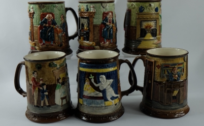 Appraisal: Beswick Relief Moulded series ware mugs for the Collectors International