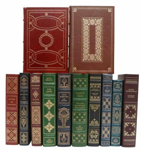 Appraisal: lot of Books published by the Franklin Library with gilt